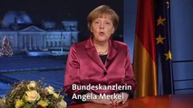 Bundeskanzlerin Angela Merkel: Neujahrsansprache für 2015