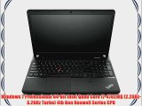 Lenovo ThinkPad Edge E540 i7 Quad Core 15.6 Business Notebook PC (Intel Core i7-4702MQ 256GB