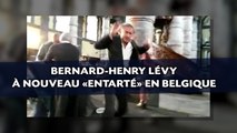 Bernard-Henry Lévy à nouveau «entarté» en Belgique