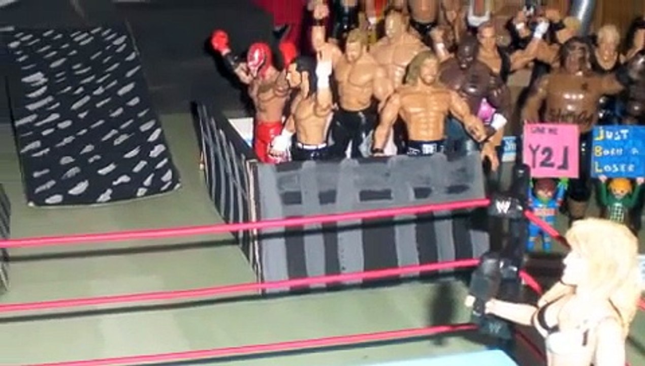 Ultimate Warrior & Goldust & Rey Mysterio vs JBL & Chris Jericho & Batista