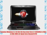 MSI GT70 Dominator 17.3-Inch Gaming Series Laptop (Intel Core i7-4800MQ 3GB GDDR5 GTX 870M