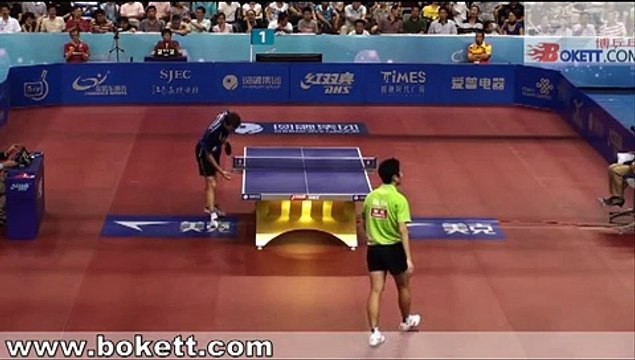 (QF) Xu Xin vs Timo Boll - 2010 China Open (Full video: set 3)