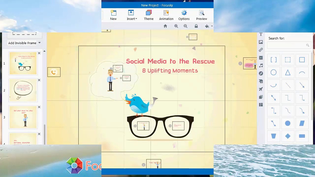 Engaging Audiences with Inserting Visual Multimedia Content