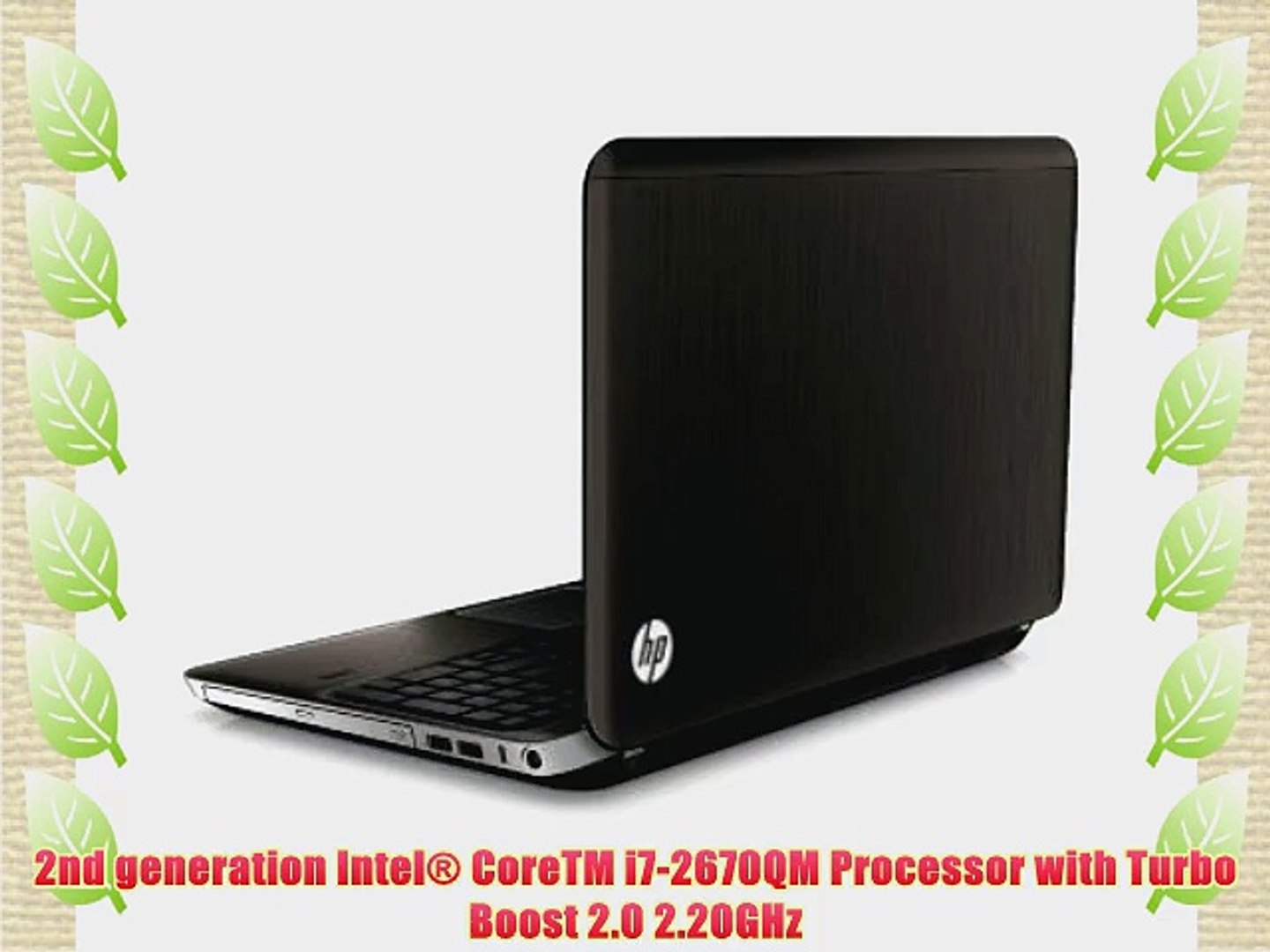 Hp 15 6 Pavilion Dv6 Laptop Pc With 2nd Generation 2 2ghz Intel Core I7 2670qm Processor 6gb Video Dailymotion