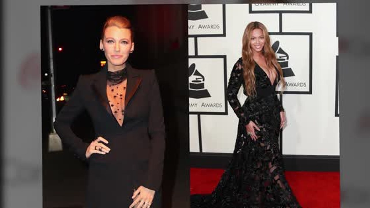 Beyoncé und Blake Lively rocken den Dunkel und Durchsichtig Trend