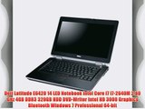 Dell Latitude E6420 14 LED Notebook Intel Core i7 i7-2640M 2.80 GHz 4GB DDR3 320GB HDD DVD-Writer