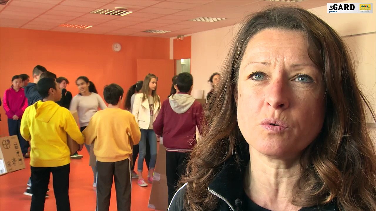 Résidence d'artistes aux collèges "Les Oliviers" à Nîmes