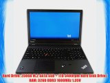 Lenovo Thinkpad W540 15-inch i7-4800MQ 32GB 1.256TB SSD/HDD Quadro K2100M 2GB 3K IPS Windows