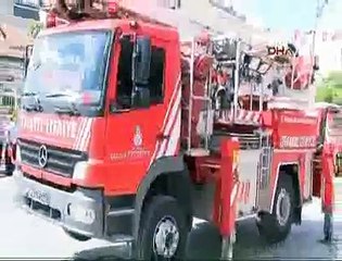 Metro inşaatında doğalgaz borusu patladı