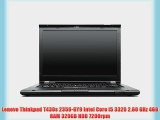 Lenovo Thinkpad T430s 2356GY9 14 Notebook PC - Intel Core i5 - i5 3320 2.60 GHz 4GB RAM Windows