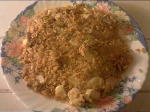 Le risotto de poulet et champignons (recette facile) HD