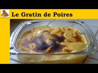 Le gratin de poires (recette rapide et facile) HD