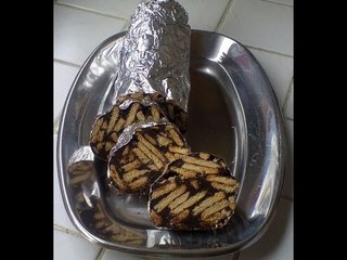 Le saucisson de chocolat "salame" (recette rapide et facile) HD