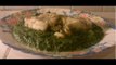 A pescada com espinafre e natas  (receita fácil é rapida) HD