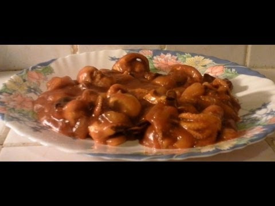Les petits poulpes à la sauce piquante (recette facile) HD