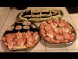 Les sushi et maki au saumon crevette et concombre (recette facile)
