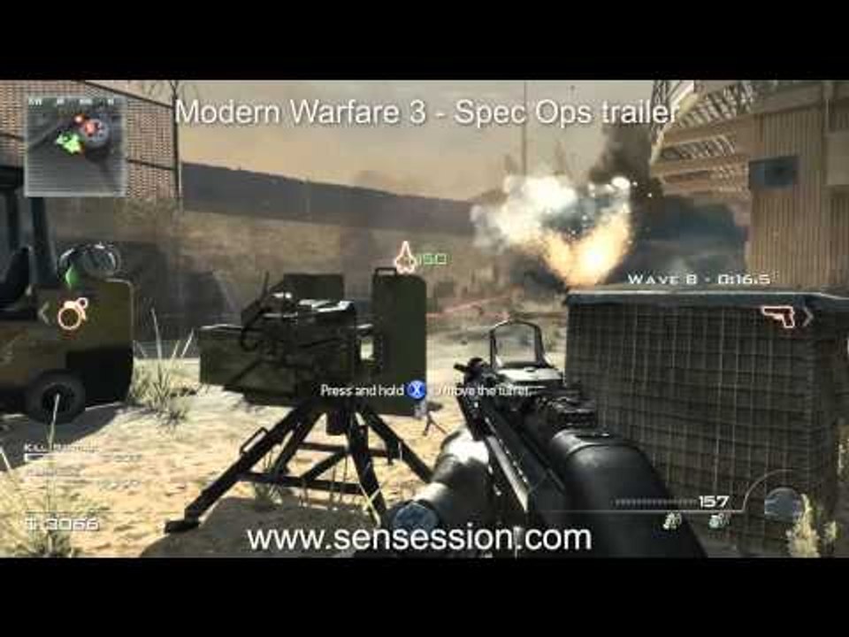 Modern Warfare 3 Spec Ops trailer