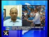 Polls show Obama ahead of Romney in presidential elections - NewsX