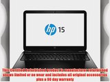HP 15-r029wm - 15.6-inch Notebook PC - Intel Pentium N3520 / 4GB DDR3L SDRAM / 500GB HDD /