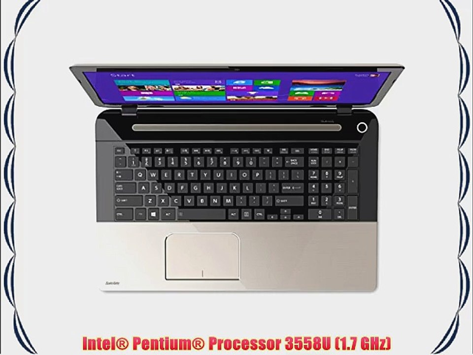 Toshiba Satellite L75-B7270 17.3-Inch Laptop (Intel Pentium 3558U 4GB RAM 500GB Hard Drive