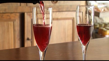 Les vins rouges pétillants