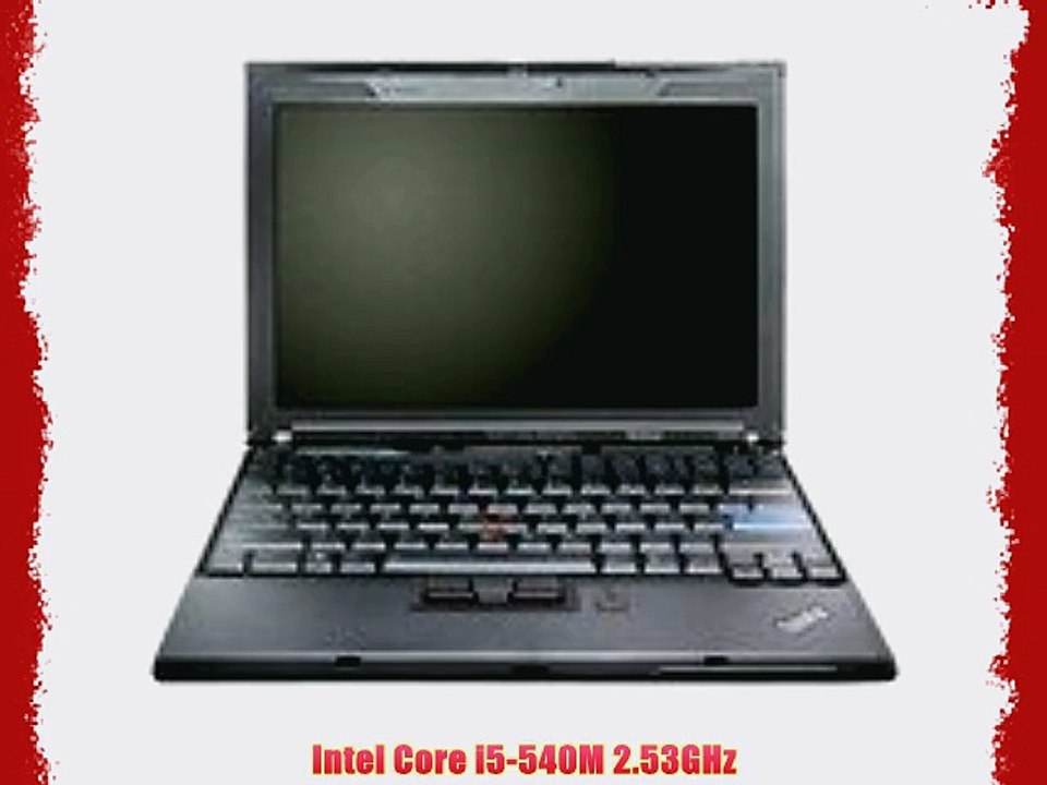 Lenovo ThinkPad X201 3626F2U 12.1-Inch Notebook (2.5 GHz Intel Core i5-540m Processor 4GB DDR3