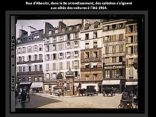 Paris au début du xxe siecle en couleurs