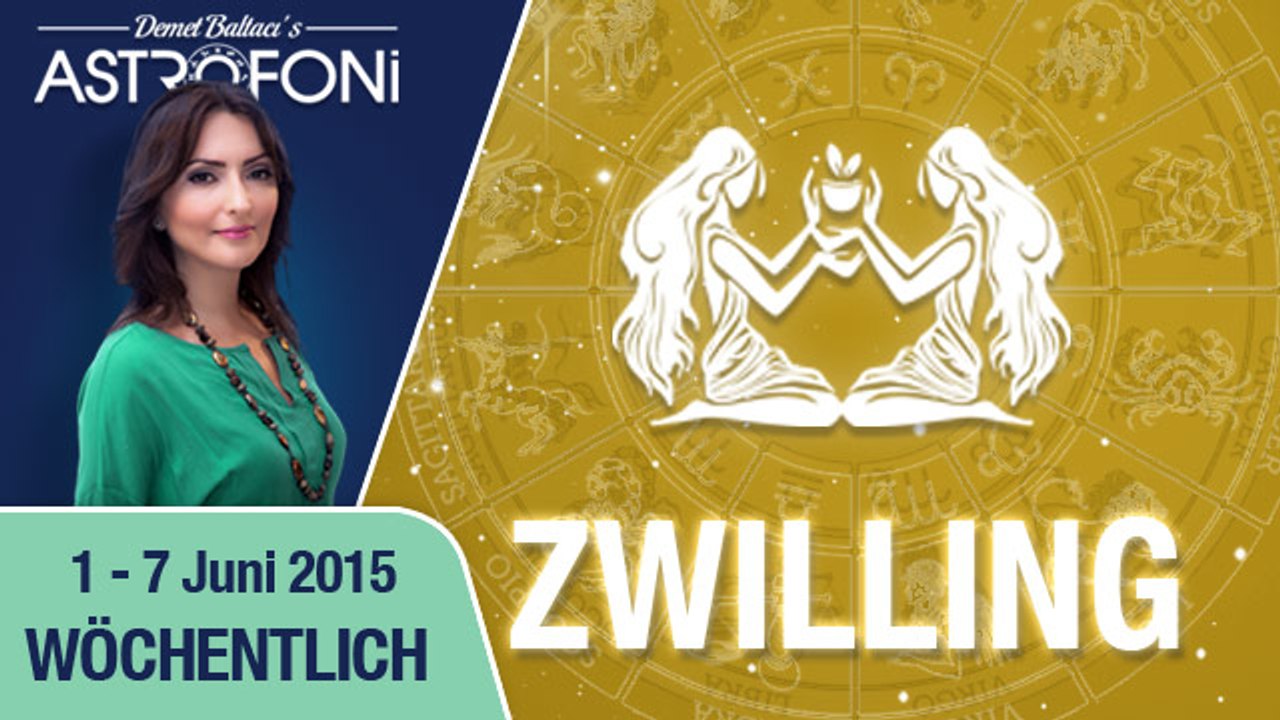 Monatliches Horoskop zum Sternzeichen Zwilling (1-07 Juni 2015)