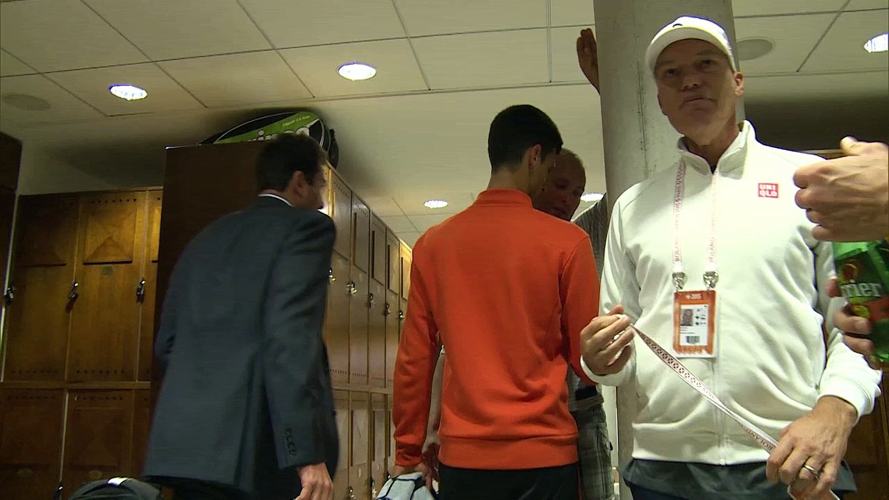 DJOKO in the locker room
