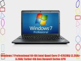 Lenovo ThinkPad Edge E540 20C6008QUS Quad Core 15.6 Windows 7 Professional Business Notebook