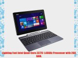 ASUS Transformer Book 10.1 inch Detachable 2-in-1 Touch Laptop 32GB Tablet 500GB Dock (Metallic