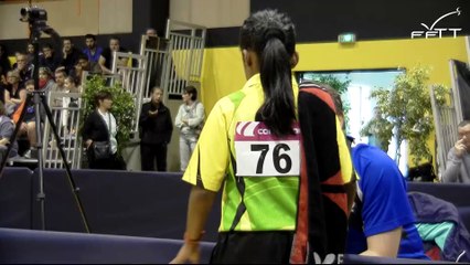 Finale Simple Minimes filles : Chloé Chomis - Prithika Pavade / France 2015