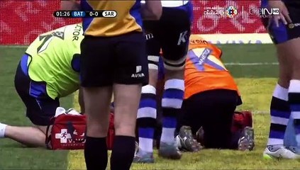 Owen Farrell auteur d'un plaquage dangereux sur Anthony Watson