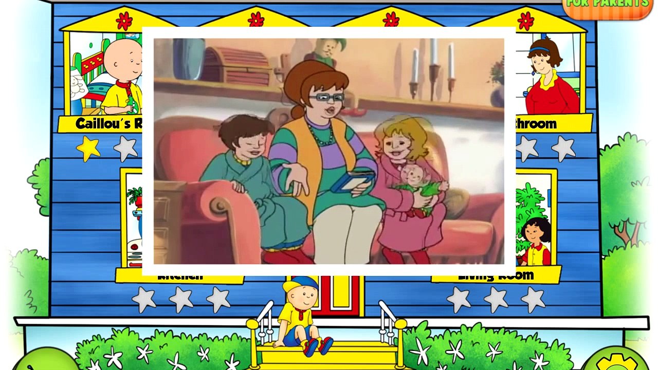 Caillou FRANÇAIS   Caillou prend son bain