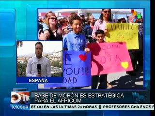 España: base estadounidense de Morón, estratégica para el AfriCom