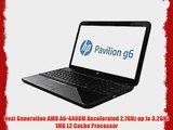 HP Pavilion G6-2235us 15.6 Laptop (2.7 GHz AMD A6-4400M Accelerated Processor 4GB RAM 750GB