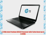 HP 15-r029wm 16-Inch Notebook PC (2.17GHz Intel Pentium N3520 Processor 2.17GHz 4GB DDR3L SDRAM