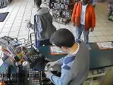 Failed convenience store robbery at Eagle Stop! FUNNY!!