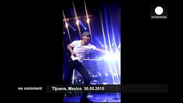 Spanish pop star Enrique Iglesias injured by a drone