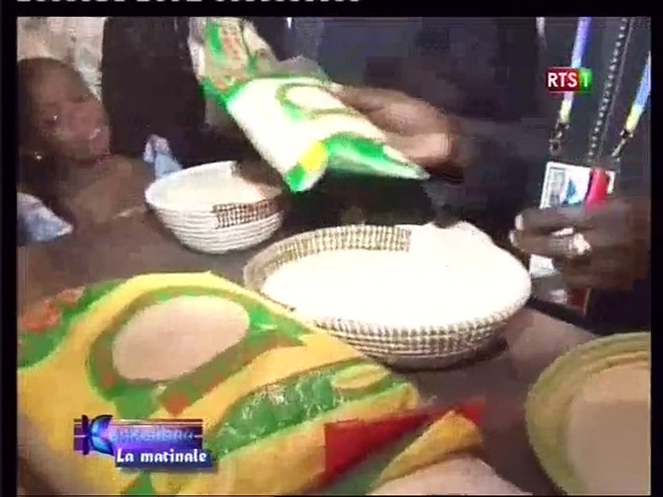 Exposition universelle de Milan : visite  Alioune Sarr ministre du commerce au pavillon du Sénégal