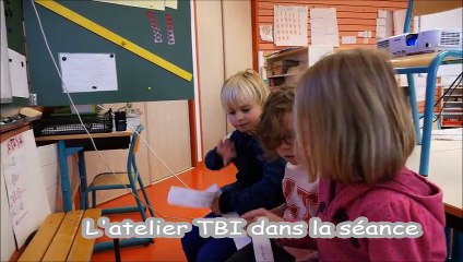 Atelier TBI en classe de Grande Section