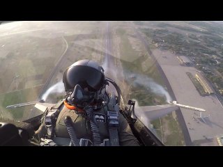 PAF F-16 Aerobatic Display - Excellent In-Cockpit Cam View