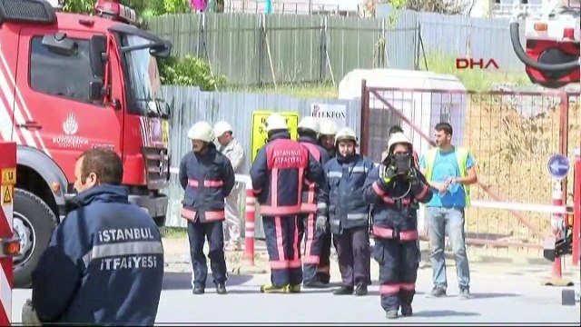 Metro inşaatında doğalgaz borusu patladı