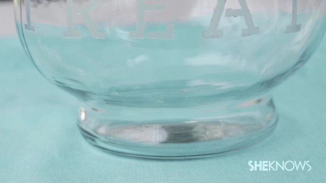 How To Make an Etched Treat Jar