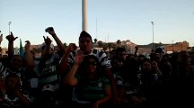 Afición se reúne en Torreón en apoyo a Santos