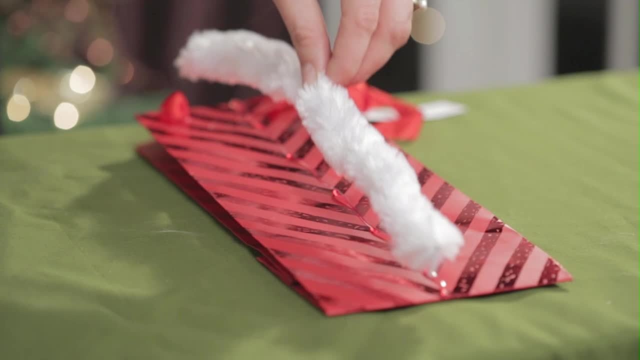 Santa Wine Bag