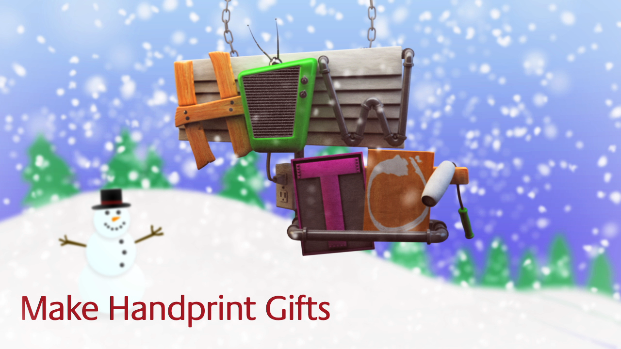 How to make handprint gifts