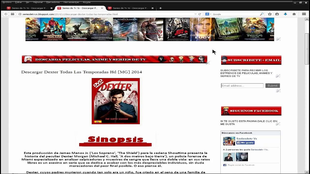 Descargar Dexter Todas Las Temporadas Español Por Mega 2014