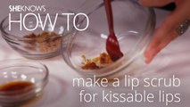 How To Make a Simple Lip Scrub for Kissable Lips