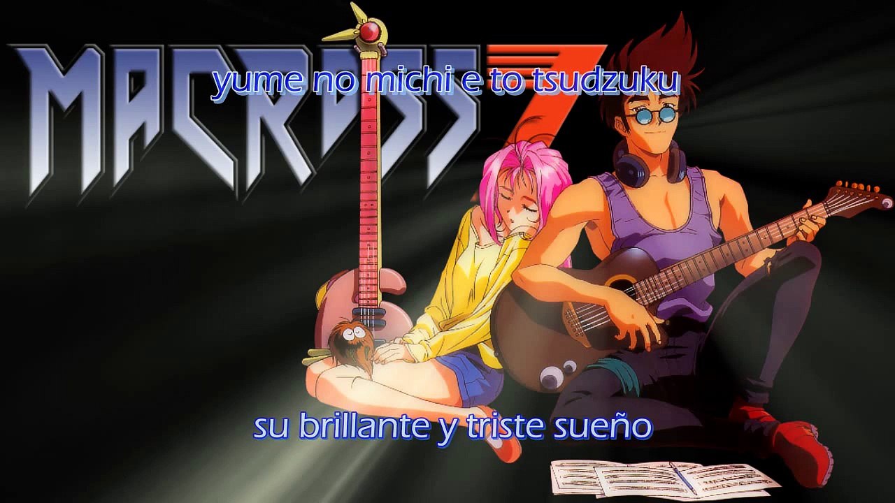 Anime Spalyrics Project - Yume no Michi - on the zola road - Macross Dynamite 7 full [Subs en español]